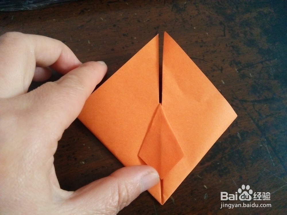 宝宝折纸—领带爱心怎么折