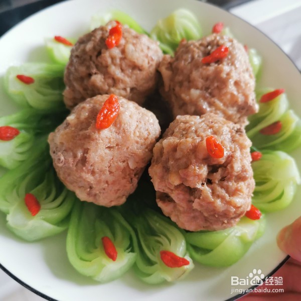 健康又美味的四喜丸子