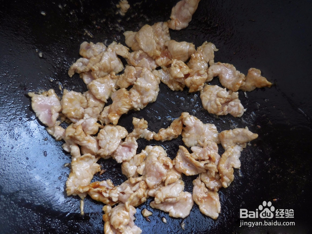 家常菜豆腐皮韭黄炒肉片-妈妈的私房菜