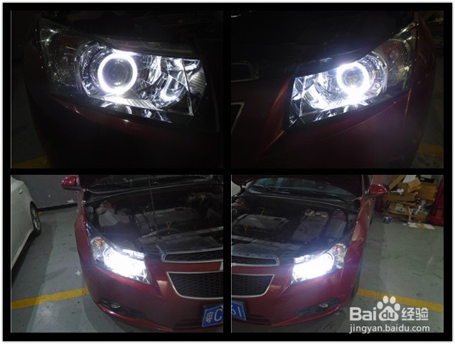 科鲁兹改灯大灯升级原装Q5双光透镜+飞利浦灯泡