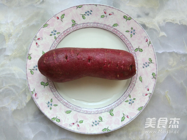 早餐微波紫薯