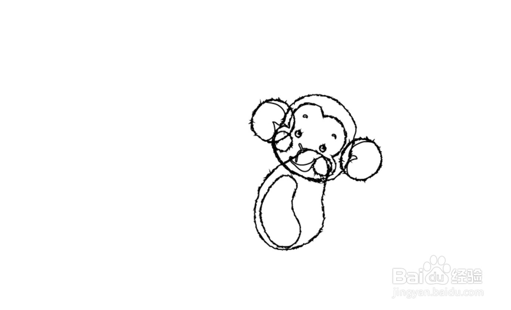 猴子简笔画设计