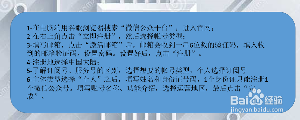 微信公众号如何申请