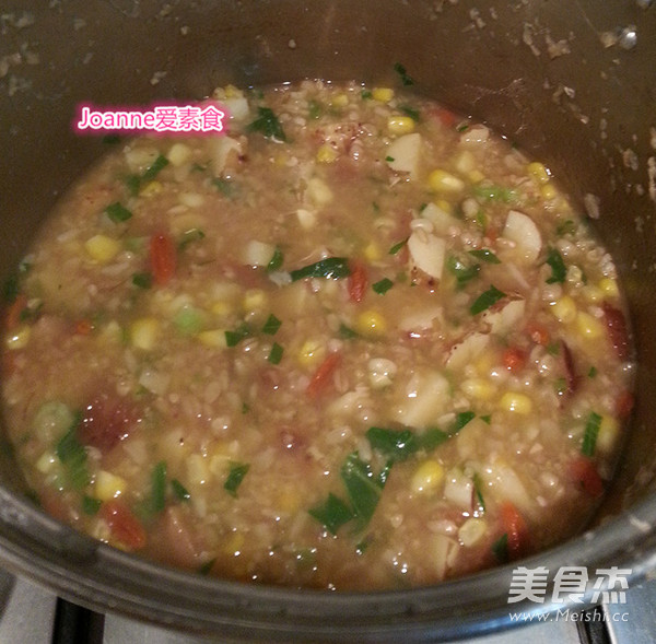 养生五谷粥的做法