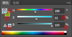 Photoshop学习笔记：[1]RGB、CMYK、HSB、灰度