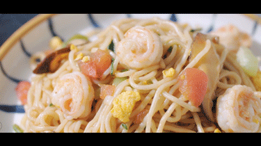 香浓诱人番茄虾仁面怎么做