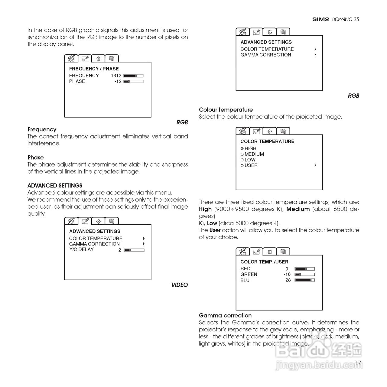 SIM2 DOMINO 35投影机说明书:[2]