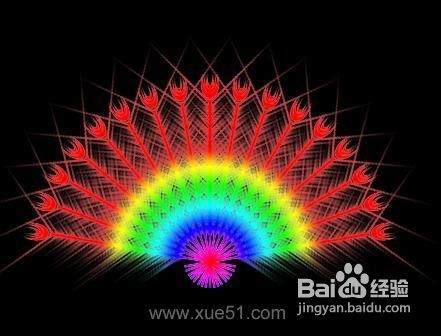 用PS制作漂亮的羽毛扇子