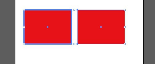 Illustrator CC 2015怎样使一个两图形之间对齐