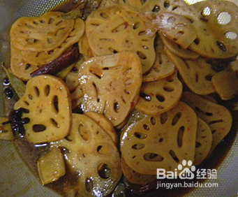 家庭版紫米桂花莲藕的做法