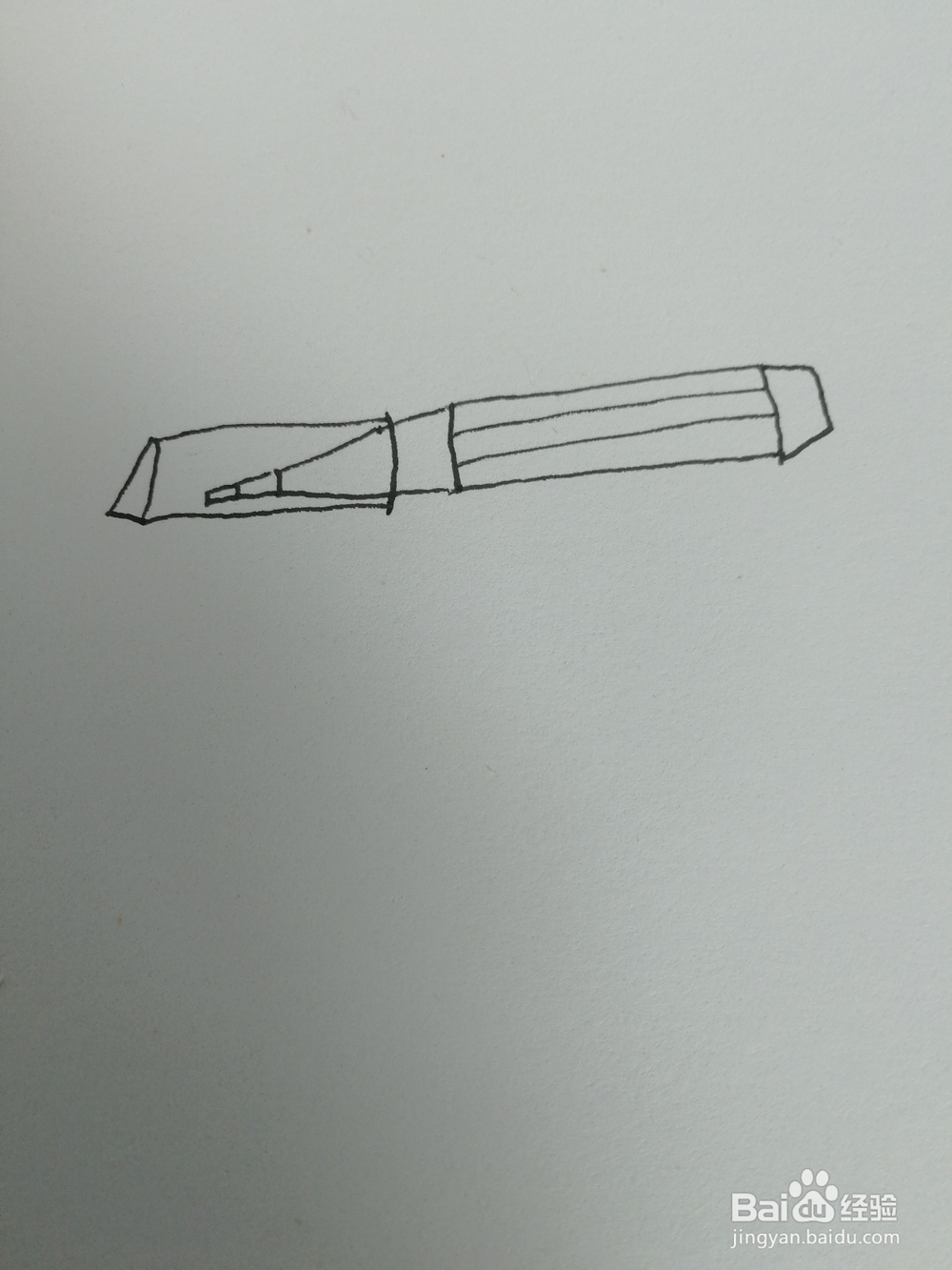 漫画技法如何画一个签字笔