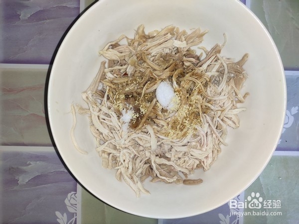 油茶籽油拌鸡丝