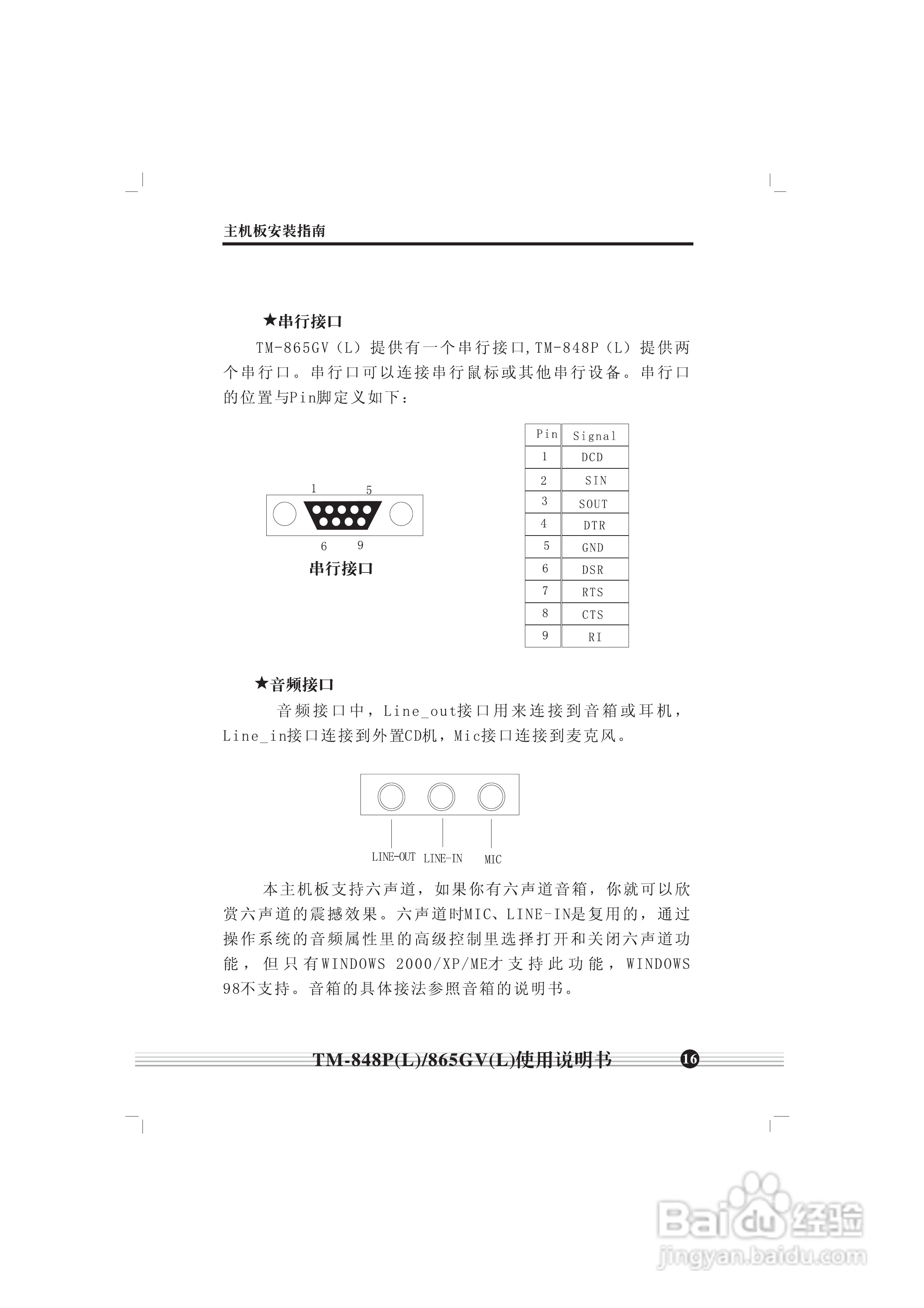 顶星TM-865GV型主板说明书:[2]