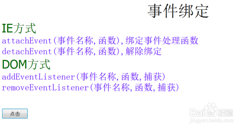 JavaScript事件绑定