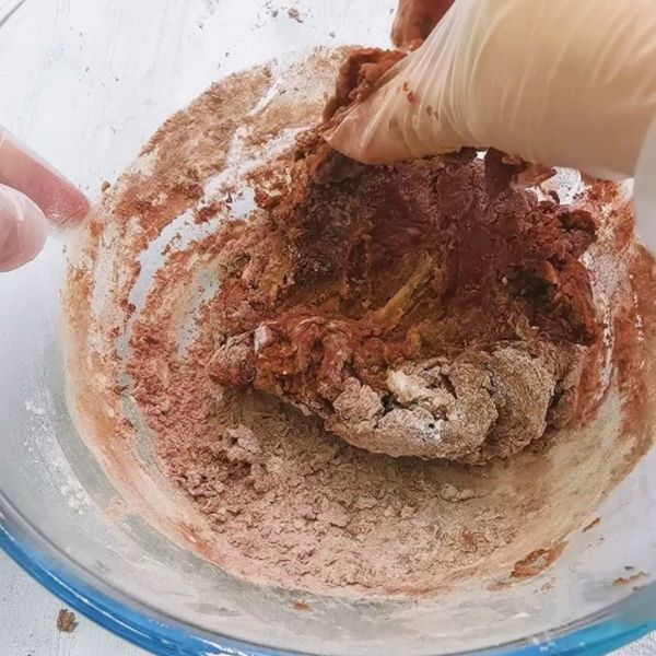 快手巧克力麻薯包