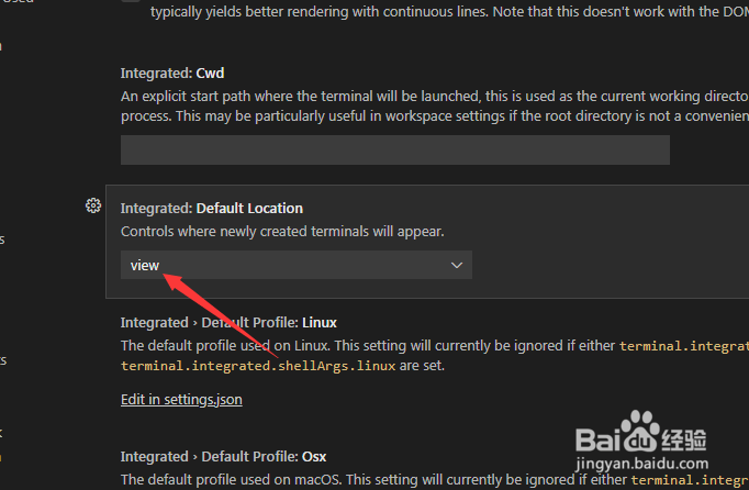 Visual Studio Code怎么设置编辑默认位置