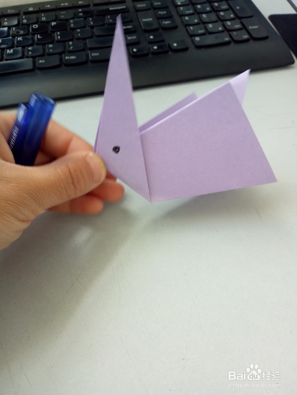 长耳朵兔的折法