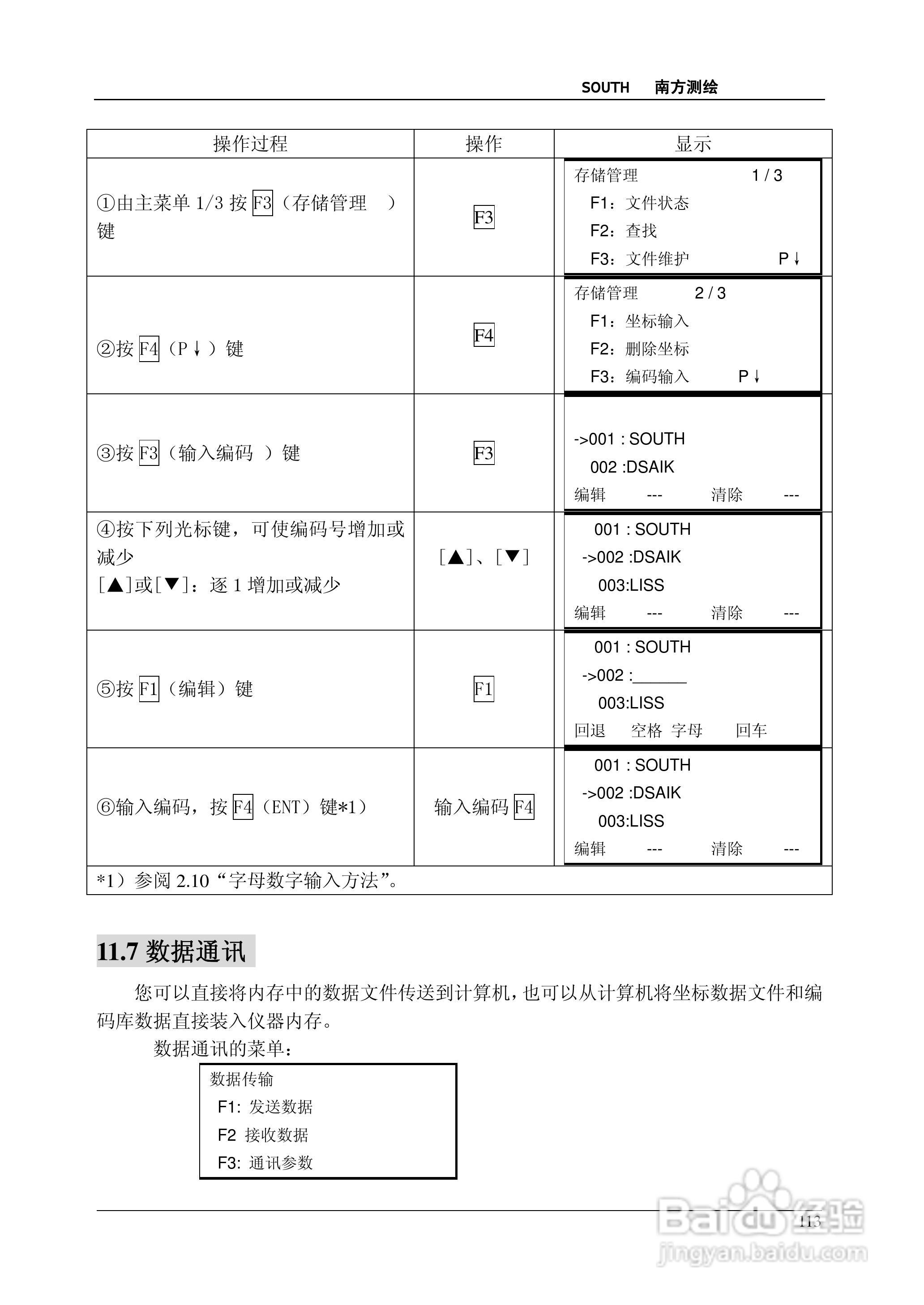 南方测绘全站仪 NTS-350说明书:[12]