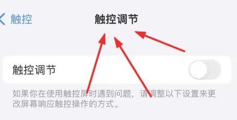 iPhone14如何打开触控调节的按住时长