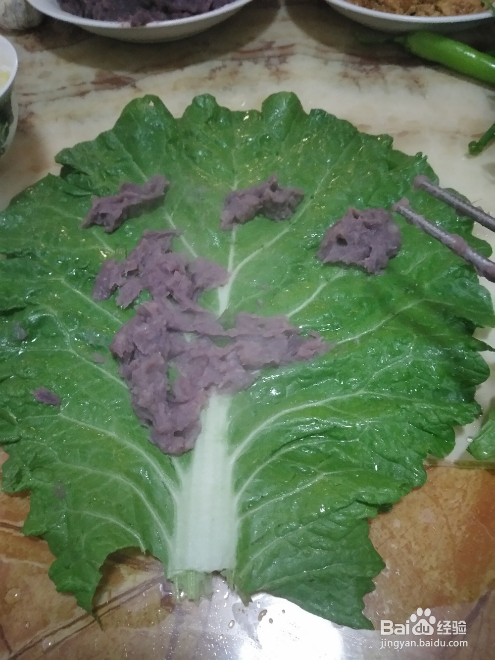 紫薯土豆泥大饭包