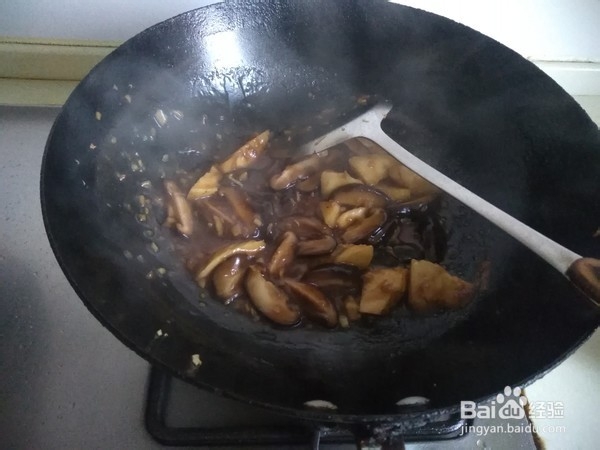 蚝油冬笋香菇的做法