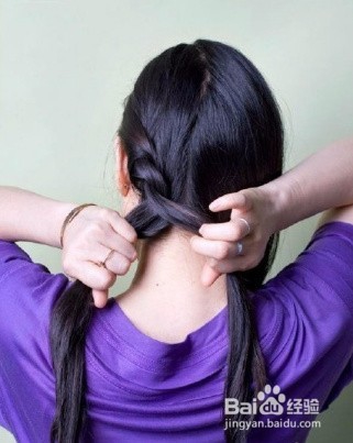 优雅心机侧马尾