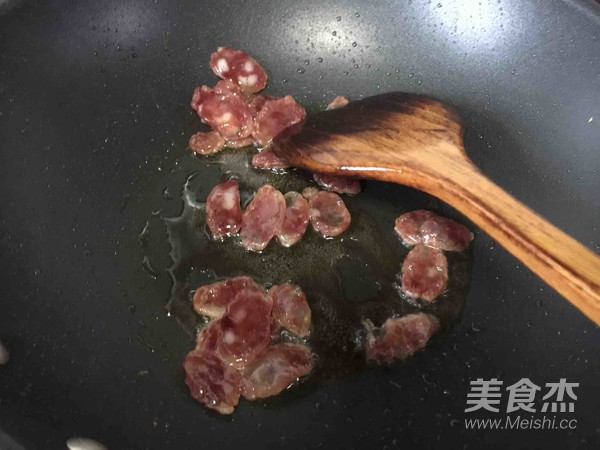 豆角腊味炒饭