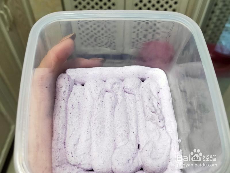 蓝莓可可盒子蛋糕的做法