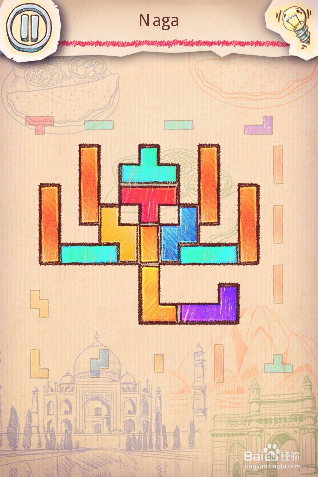 Doodle Fit2 攻略-7 India 印度