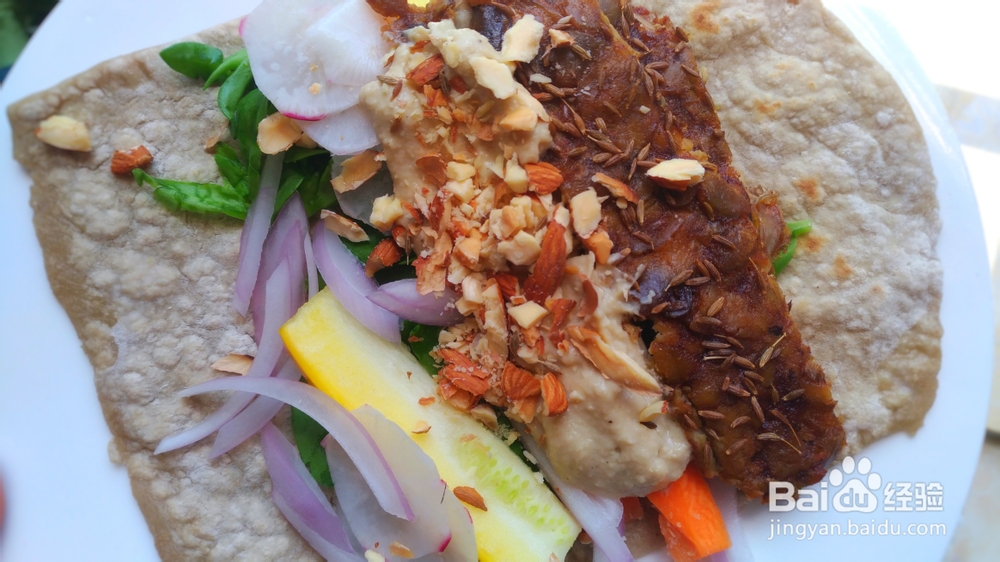 教你怎么做孜然天贝莜面卷饼