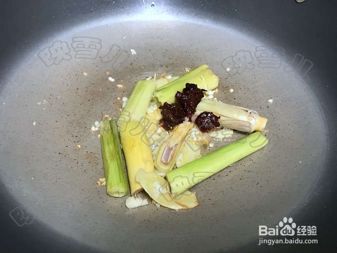 香茅椰汁炒青口海虹