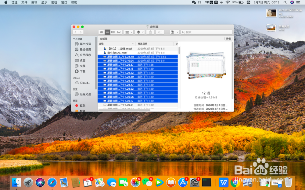 苹果电脑如何清理废纸篓