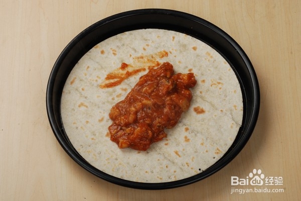 海鲜番茄薄脆披萨