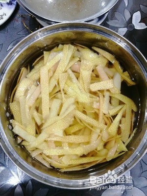 蜜饯柚子皮的做法