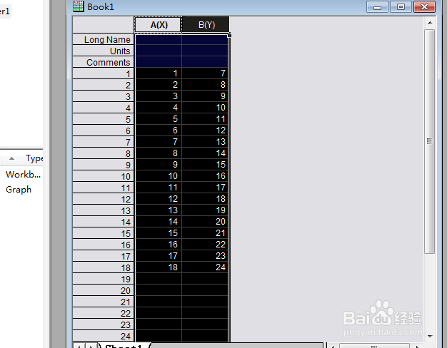 origin如何读取曲线数坐标数据？