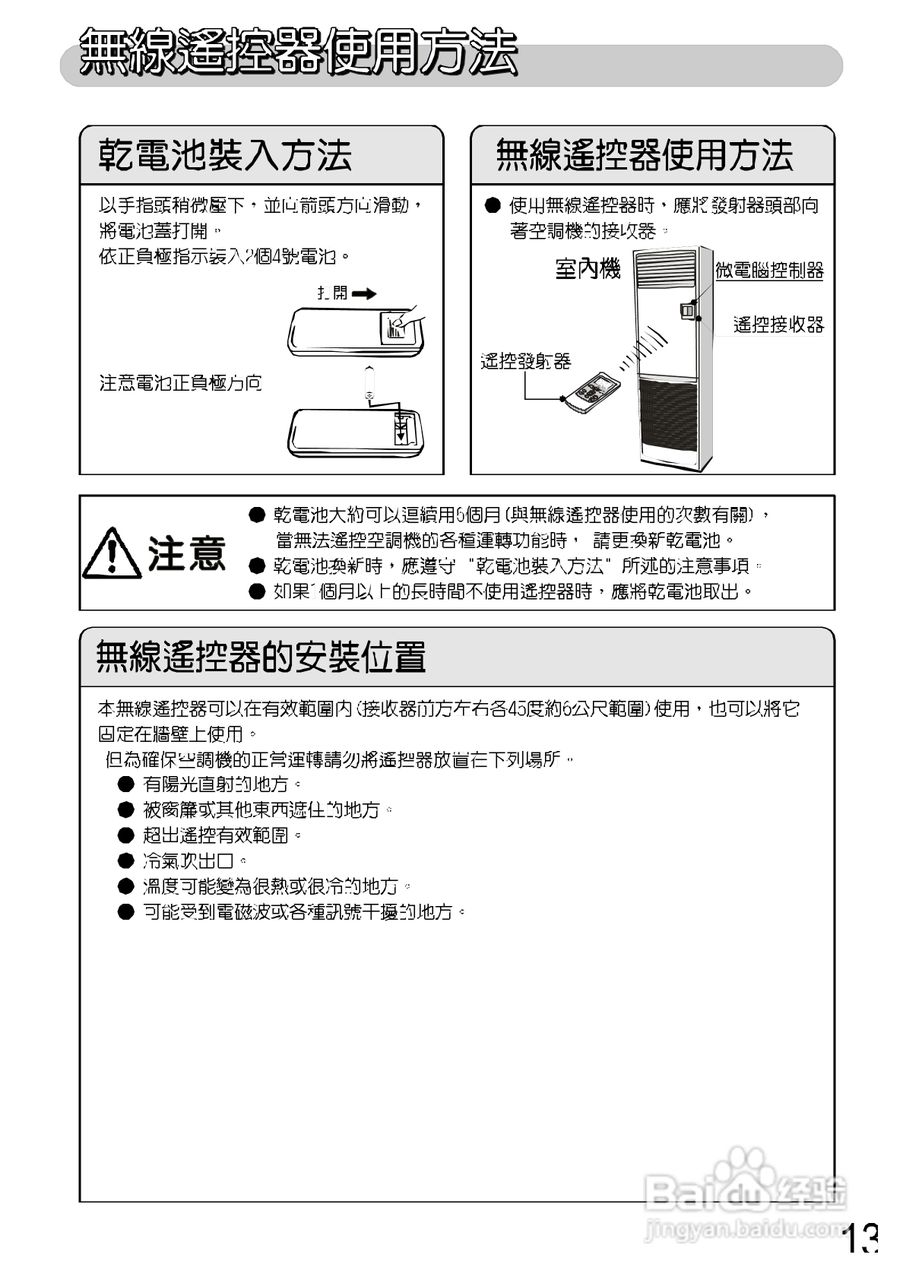 三洋SAP-C907P型冷气机说明书:[2]