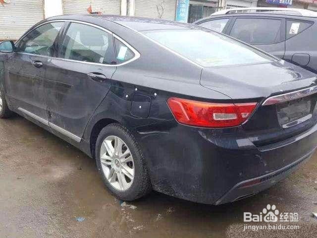 吉利全新路试车,因不能上牌,只能当拆车件来卖
