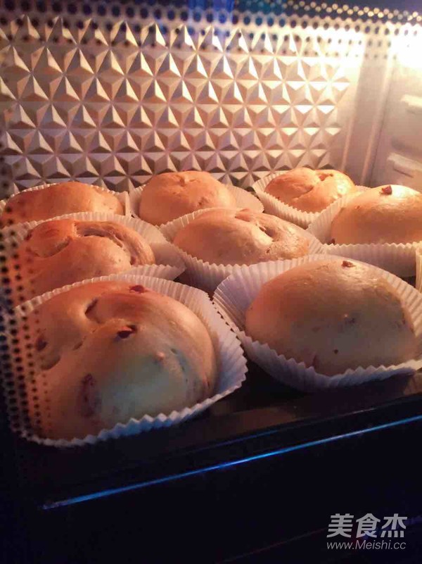 红糖红枣核桃面包