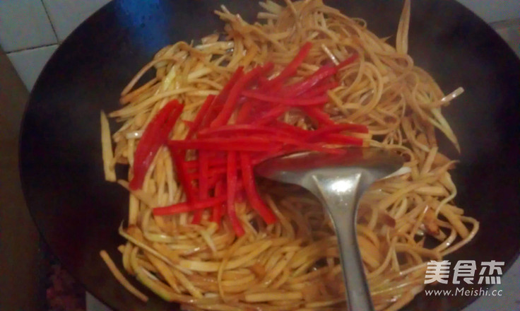 茭笋炒牛肉丝