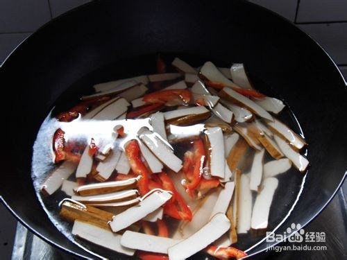 椒麻凉拌豆干。。。