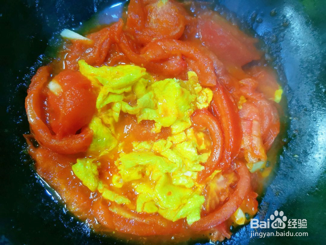 家常西红柿炒鸡蛋的做法
