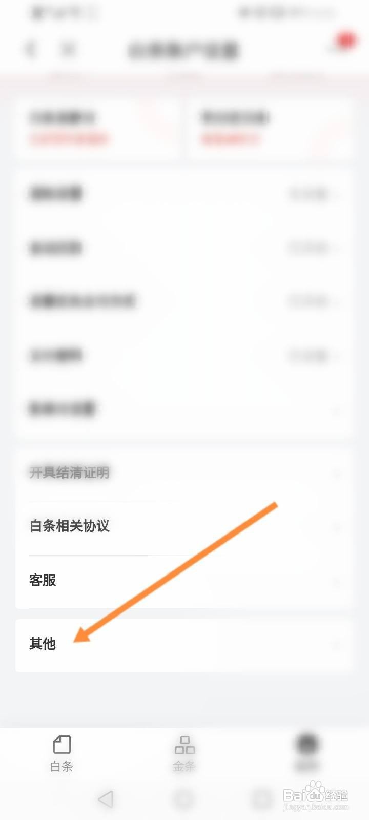 怎么锁定白条账户