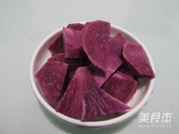 酒酿紫薯小汤圆