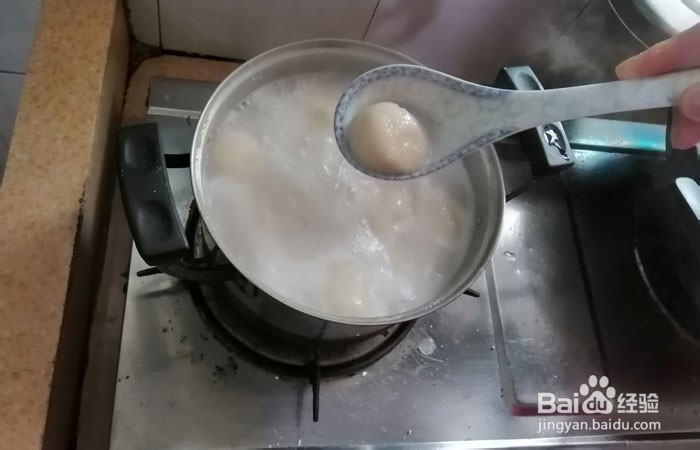 手工如何制作白糖汤圆