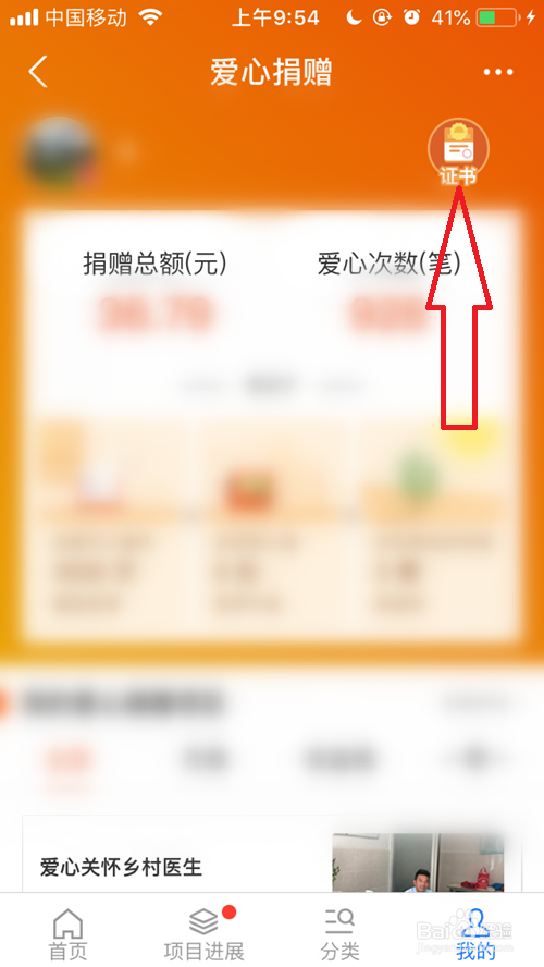 支付宝爱心捐赠证书在哪里看