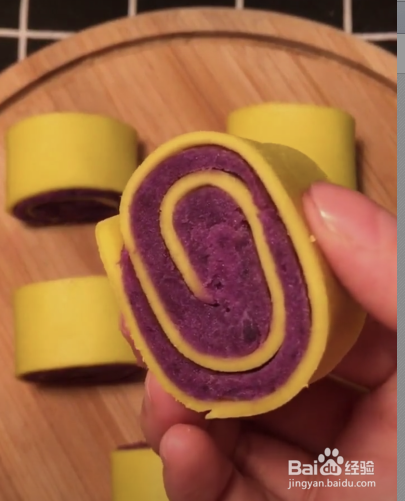好吃的紫薯卷这样做