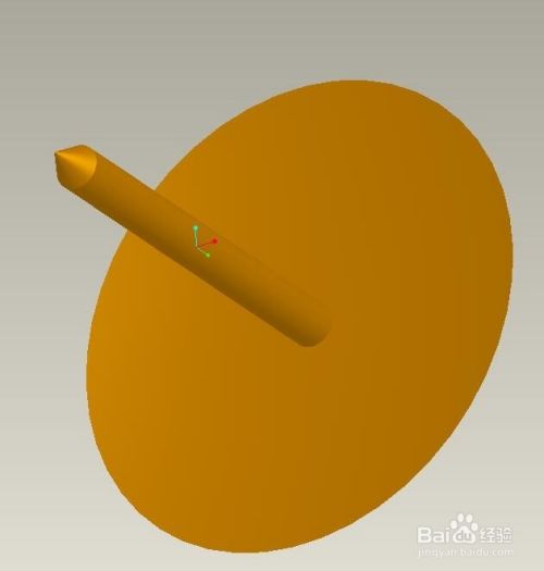 Pro/e5.0中如何创建黄色的大头钉？