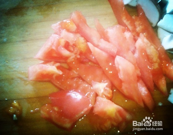 蘑菇西红柿豆腐汤