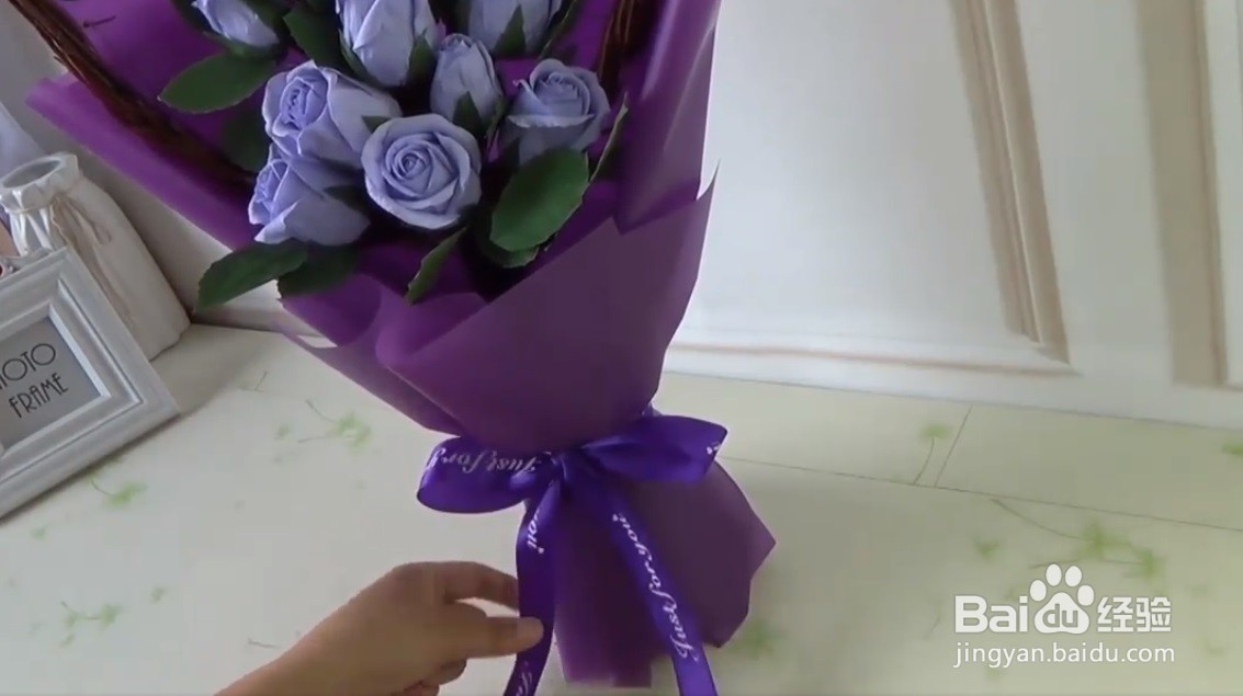 包花束的步骤