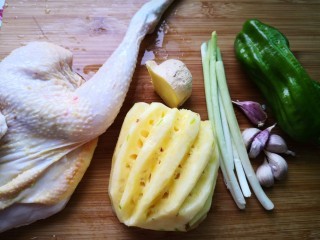 菠萝炒鸡的做法